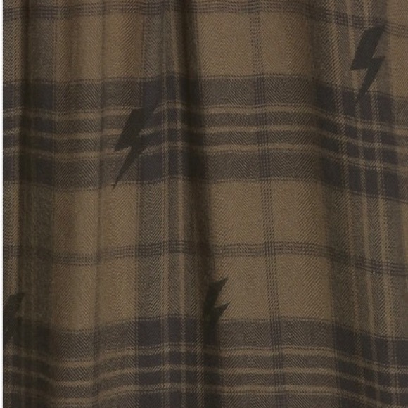 Rails XS Hunter Olive Jet Lightning Buttondown - Picture 2 of 6